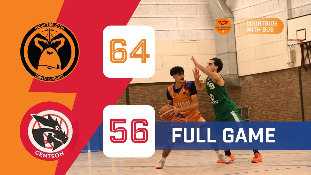 U18 Bavi Vilvoorde vs Amon Jeugd Gentson: 64-56 (1/4e Finale Beker van Vlaanderen 🏆)