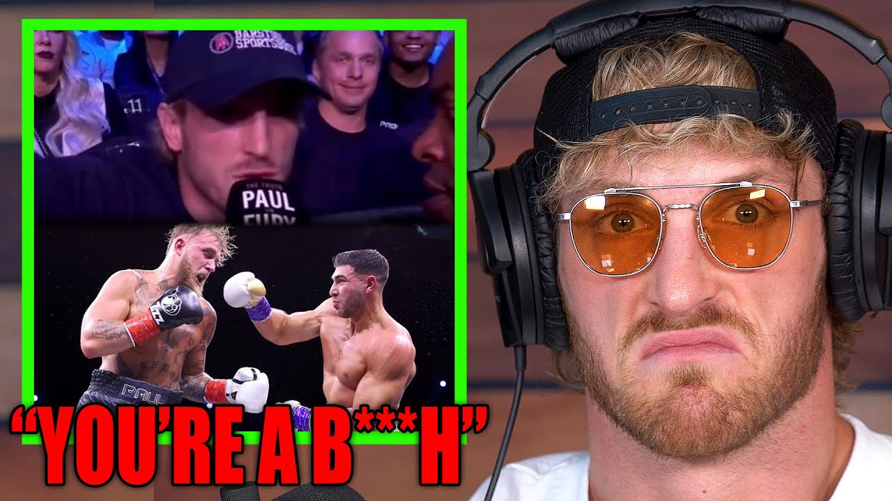 Logan Paul Responds To Backlash For Trash Talking Tommy Fury Mid-Fight!