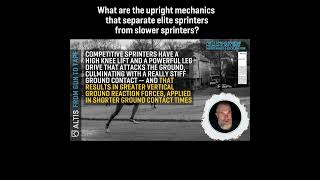 What seperates slower sprinters from elite sprinters