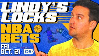 NBA Picks for EVERY Game Friday 10/21 | Best NBA Bets & Predictions | Lindy's Leans Likes & Locks