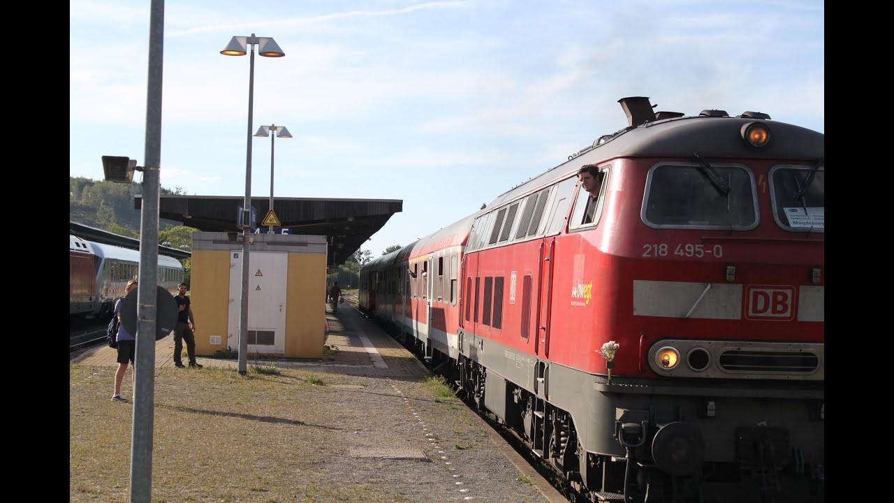 Makroparty der 218 495-0 in Goslar