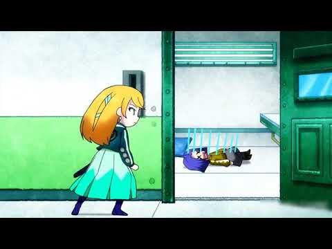 Kojiro and friends Knocked Out (Swirly & X_X Eyes)