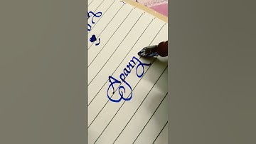 Aparna**calligraphy and cursive writing