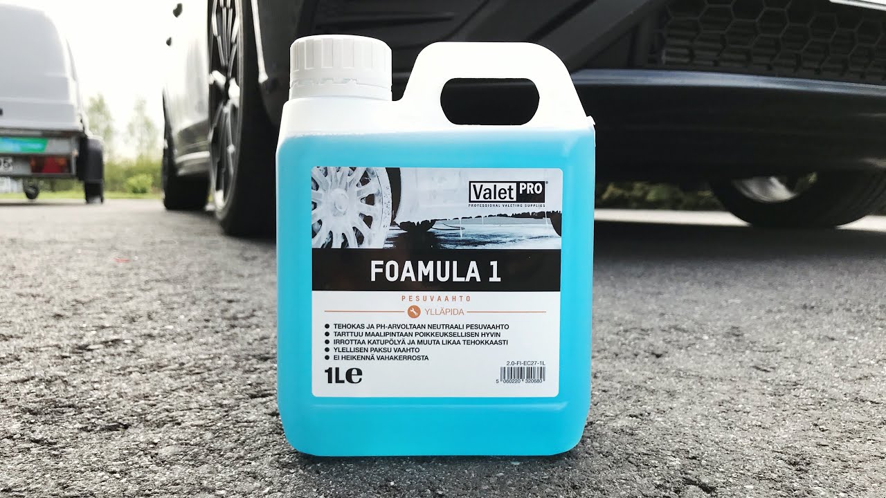 VALETPRO FOAMULA 1 MAINTENANCE WASH (TOUCHLESS) YouTube