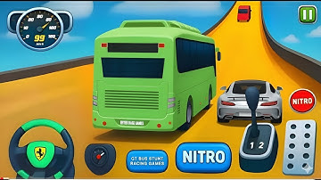 Crazy Bus Mega Ramp Impossible RacingBus Stunts Impossible Track - Android Gameplay