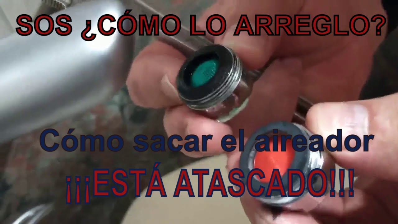 aireador grifo cocina. Cómo si está atascado. YouTube