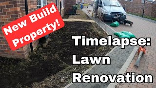 Timelapse lawn renovation in a very sunny spot by LawnRight Lawn Care 5,536 views 1 month ago 8 minutes, 5 seconds