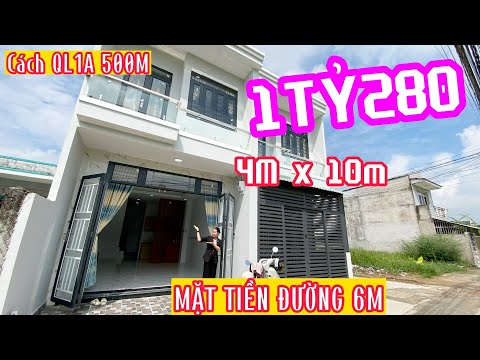 Video Nhà bình chánh giá rẻ????1TY280????Mặt tiền đường 6m⛔️Cách... - youtube