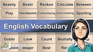 English Vocabulary - Lesson 95 | Bestially, Better, Betting, Bestir, Bestow, Bet | Synonyms