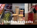 kitchen and pantry restocking asmr