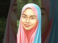 Hijabi Al giral#art#hijabi#allah#creative