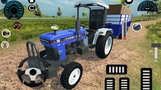 Farmtrac 4X4 Tractor Realistic Off-Road Driving : Indian Tractor Simulator 3D : Android Gameplay screenshot 4