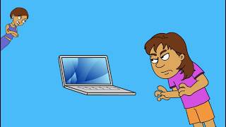 Dora leaves online class to play fortnite/grounded