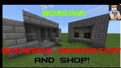How to create a *WORKING* BedWars generator and shop in Minecraft: Bedrock Edition.