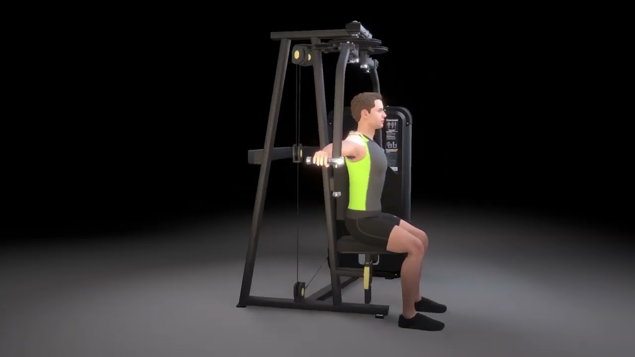 DHZ Fitness EVOST II - A3007 Rear Delt / Pec Fly - YouTube
