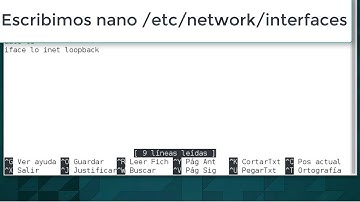 Cambio de IP en Debían (Modo Terminal )