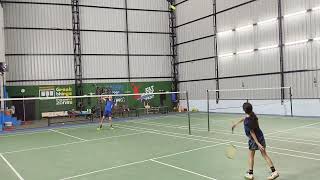 Tavleen & Japleen Practice With 2 Shuttles