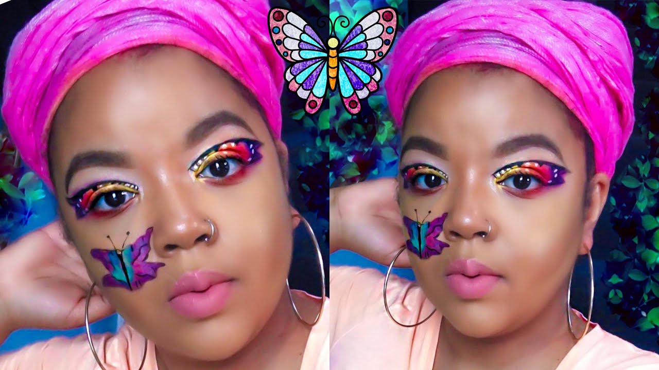 Easy Butterfly Eye Makeup Tutorial Best Butterfly Eye Makeup Look On Hooded Eye Candyapplemomo