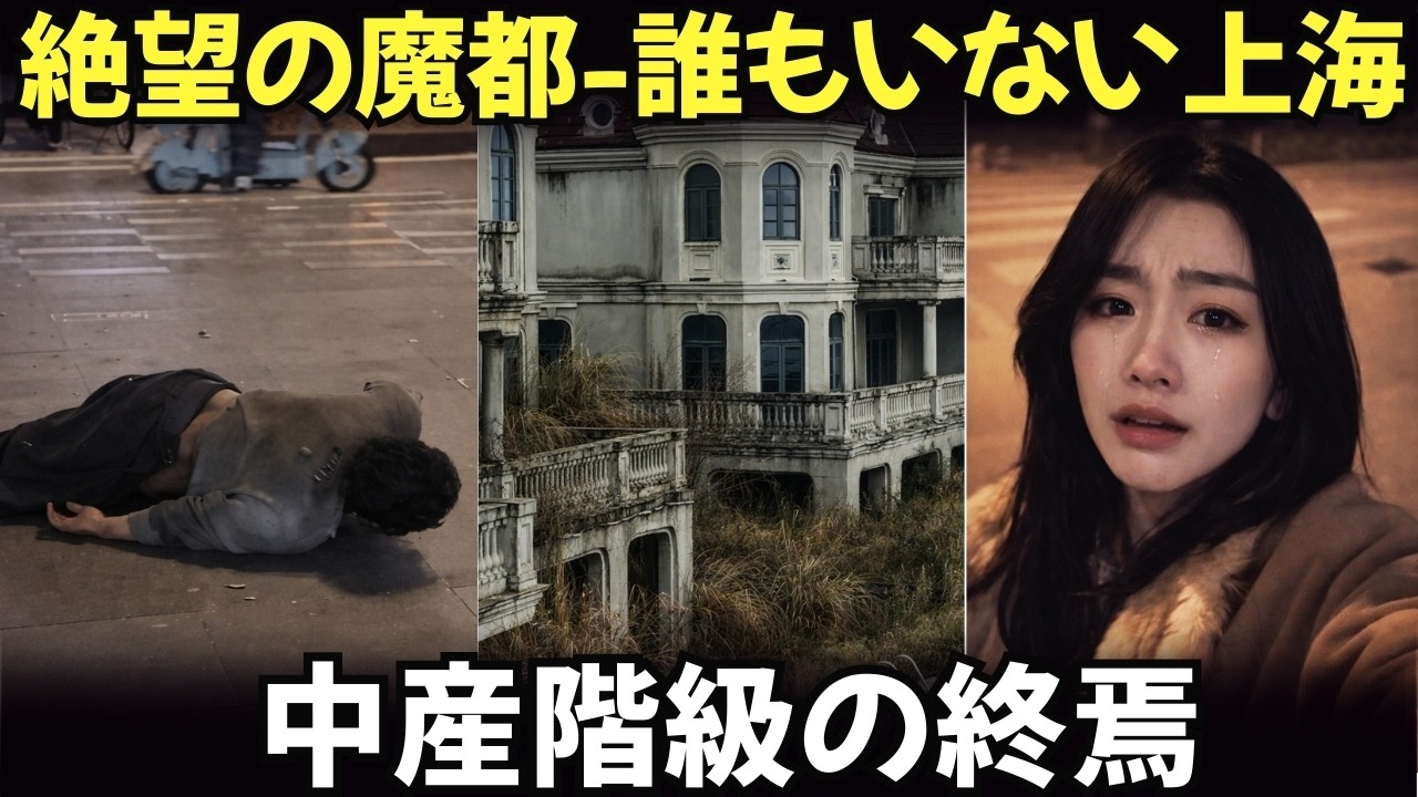 【中国崩壊】配信者3800万人の地獄? | エリートすら時給300円の現実…上海の街が「死の街」と化した衝撃の理由