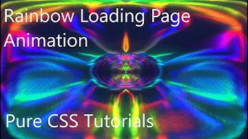 Rainbow Loading Page Animation - Pure CSS Tutorials In Hindi