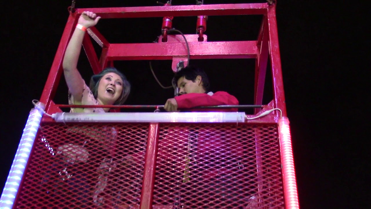 Houston Rodeo Bungee jump 3918 YouTube