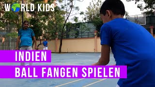 Ball fangen spielen | Ein Film von Avuykth | Chennai | Indien | WorldKids.tv