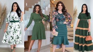 150 👗VESTIDOS E LOOK'S ELEGANTES E LINDOS DA MODA EVANGÉLICA 2024 #vestidos #vestidosbonitos