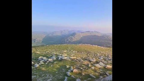 Great carrs and swirl how lake district with a lakeland terrier