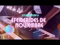 Efemerides de Noviembre