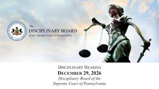 Disciplinary Board of the Supreme Court of Pennsylvania Proceeding (Schwartz day 1)