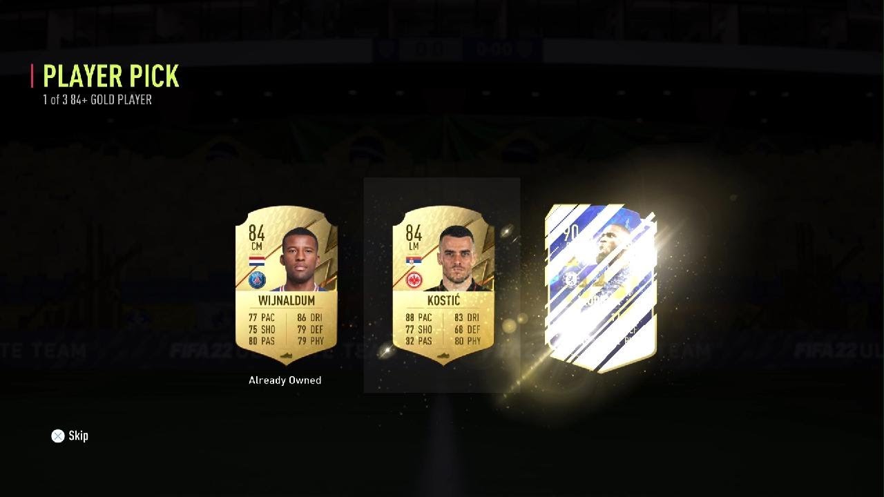 FIFA 22 84+ Player Pick SBC