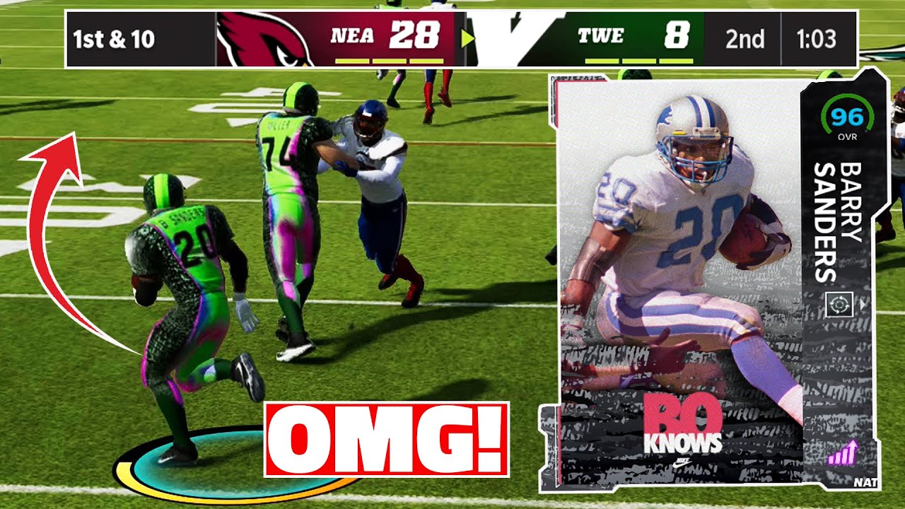 BARRY SANDERS IN THE GREATEST COMEBACK EVER? Madden 22