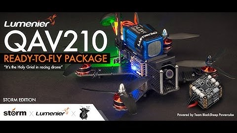 QAV210 Storm Edition, casual FPV messing around with HQprop 4 blade :)