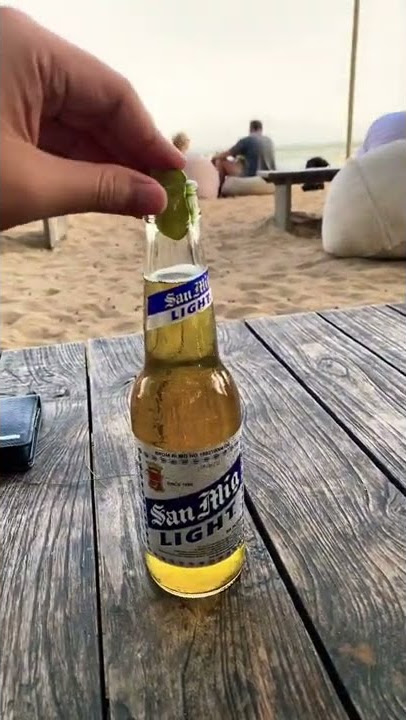 Drink beer on the Beach