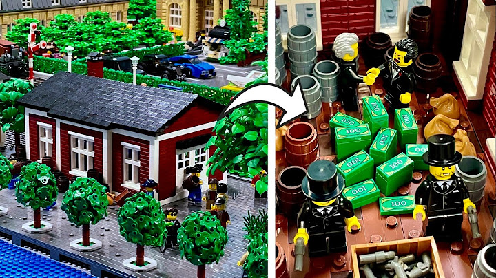 Verdächtige Aktivitäten in der Markthalle - Bau einer Lego Stadt Teil 266.