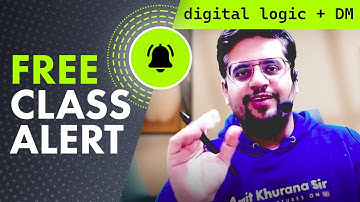 FREE Daily Live Classes | Digital Logic & Discrete Maths | GATE 2024