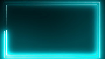 NEON Double Lined Rectangle Template | Frame Glowing Border | LOOP | After Effect | Vickey Creation