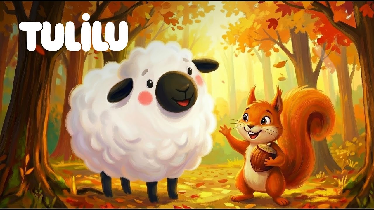 Tulilu - Cecylka i Pomarańczowy Ogon | Bajka o kolorach, wiewiórce i pracowitości