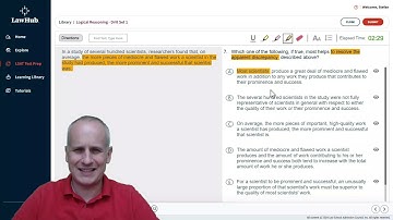 Resolving a LSAT Logical Reasoning Paradox or Discrepancy with LawHub Logical Reasoning Drill Set 1