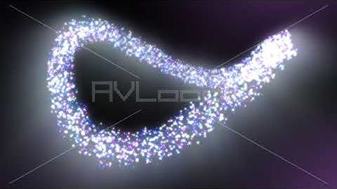 Beautiful Flowing Glowing Particles and Twinkling Stars Light Ring - IncrediVFX - AVloops