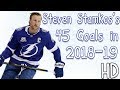 Steven Stamkos's 45 Goals in 2018-19 (HD)