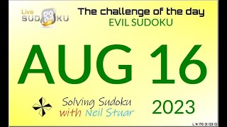 Evil Sudoku Online #1659050 - Live Sudoku