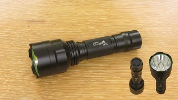 Ultrafire C8 with XML T6 LED 1300lm Review