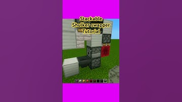Stackable shulker swapper tutorial