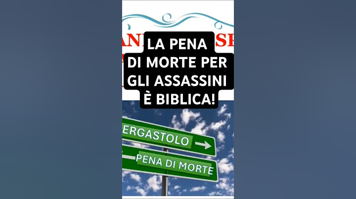 Gli omicidi volontari meritano la pena capitale