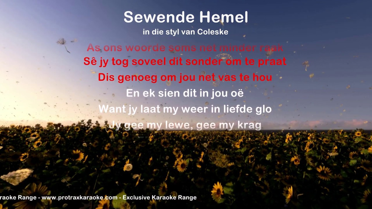 Sewende Hemel Protrax Karaoke Demo