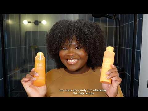 Glossy Curls with Rizos Curls Gloss + Repair Wash Duo