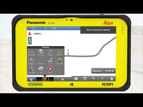 LEICA ICON//How to create roads using the Road Wizard