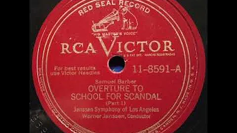 School For Scandal