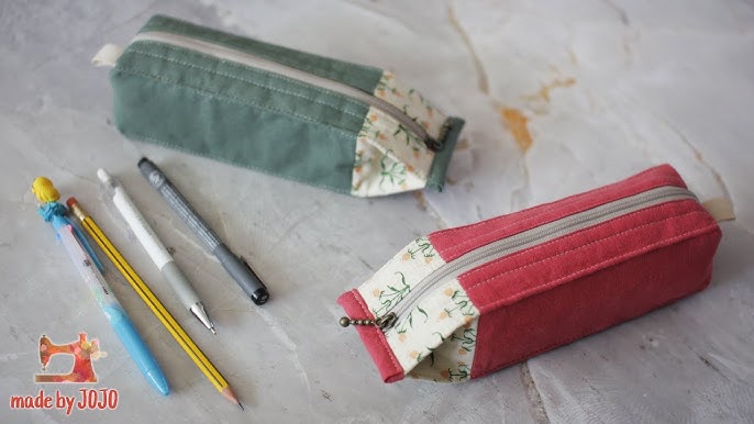 Quick to Sew Pencil Holder – Beginner Sewing Projects